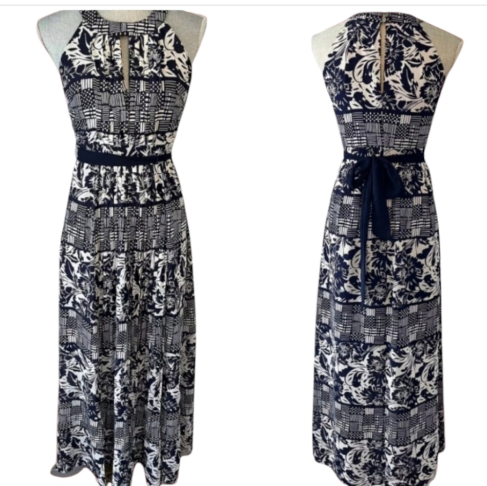 Vince Camuto Summer Floral Maxi Dress sz 4